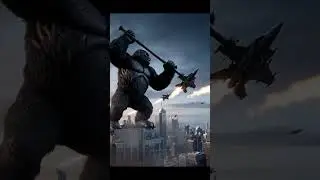 King Kong vs Fighter Jets | Morning Sky Battle #AIVideo #Monster #Cinematic #Shorts