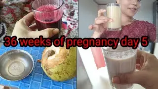 36 weeks of pregnancy day 5 // 9 months pregnancy journey daily vlog 