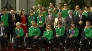 Ireland's Paralympic Team Honoured by the Taoiseach at Farmleigh