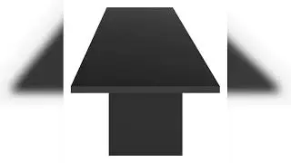 Review: Mesa De Reunião Escritório 200cm Mdp Tecnomobili Preto