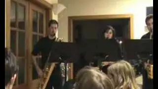 Cuarteto de saxos Valdorsax + percu. Moon River