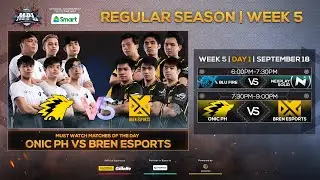【English LIVE】MPL-PH Season 6 Regular Season Week 5 Day 1