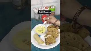 Perfect Stuffed Gobhi Paratha Recipe 🥟 #shorts #gobiparatha