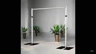 Lofaris Heavy Duty Adjustable Pipe And Drape Frame, Decor for Wedding And Party, Easy to Set Up