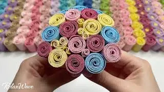 Rolled Paper Breaking Like Glass 😱 | Super Satisfying 丸めた紙がガラスのように割れる！😱 | 超気持ちいい！