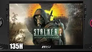 Stalker 2 Heart of Chornobyl | MSI Claw Ultra 5 | Performance Test | Frame Generation!