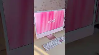 Dreams in pink just got real! 🎀✨ #Apple #iMac #iMacM4