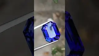 Tanzanite best faceted for the jewellery from Afghanistan