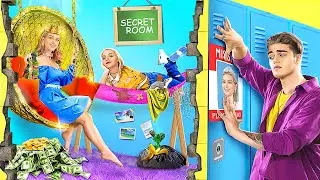 Das Geheime Zimmer im Kleiderschrank! Reiche vs  Arme Schulk&ouml;nigin Wird Vermisst!