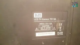 repair problem software ALIOS LCD TV EVEREST TD19A اصلاح مشكل سوفتوير لتلفاز اليوس 19 بوصة