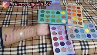 ||Beauty Glazed Color Board Eyeshadow Palette 60 Shades||Swatches+Review||
