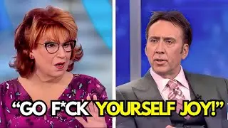 Nicolas Cage ERUPTS LIVE On The View After HEATED Exchange With Joy Behar