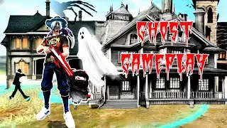 Ghost Gameplay in Haunted House 😱 | Free Fire Horror Match 🔥 | GARENA FREE FIRE |