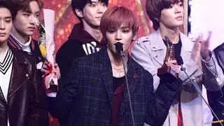 180225 태용 Taeyong NCT 127 엔씨티 수상 소감 @대한민국 연예예술상 4K 60P 직캠 by DaftTaengk