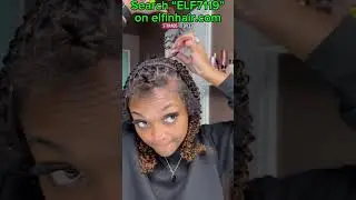 Kinky Curly Crochet Human Hair Install &ndash; The Most Natural Look EVER!