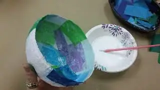 Plaster wrap bowl- Lesson 2