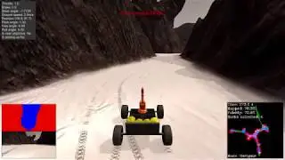 My autonomous mode in Rover Simulation