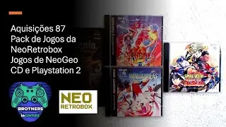 Aquisi&ccedil;&otilde;es 87 - Jogos de NeoGeo CD e Playstation 2 da NeoRetrobox