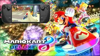 STEAM DECK SWITCH RYUJINX Emulator Mario Kart 8 Deluxe New Track Golden Dash Cup Lucky Cat Cup