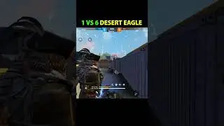 Ajjubhai 1 VS 6 DESERT EAGLE HeadShot Kill Moment with Amitbhai - Garena Free Fire #Shorts #Short