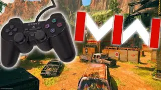 playing MW3 with a PS2 CONTROLLER!! #darerc