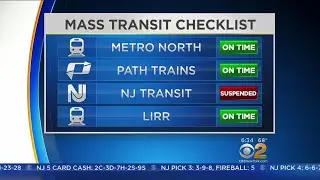 Suspension On NJ TRANSIT After Person Struck By Train In Newark