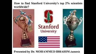How to find Stanford University's top 2% scientists worldwide?