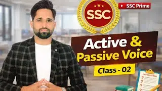 Active vs Passive Voice FOR SSC CGL CHSL CPO STENO MTS KVS CDS BANK AIIMS CSIR & Others