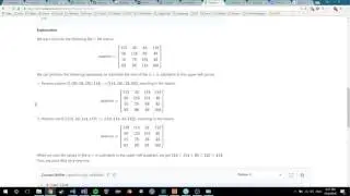 Practice Problem - Flipping the Matrix (Oct. 4, 2016)