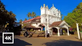 Anjuna Beach to Mapusa Market in GOA 4K Drive Tour | ASMR Binaural Sounds for Sleep