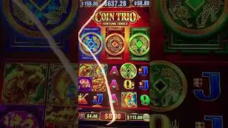 COIN TRIO - FORTUNE TRAIL  #slot #slotscasinogames #casinogame #casinonusa #shorts