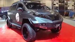 Toyota Sienna 4x4 lifted :SEMA Las Vegas