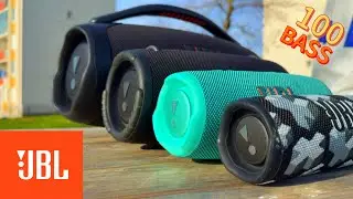 JBL BOOMBOX 3, JBL XTREME 3, JBL CHARGE 5 & JBL FLIP 6 BASS TEST!!! 100%Vol JBL PARTYBOOST!!!
