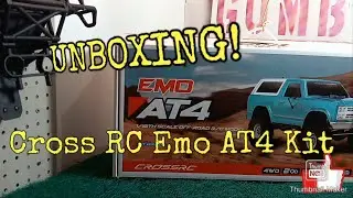 Unboxing the Cross RC EMO AT4 Kit.
