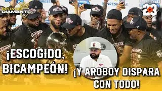 ESCOGIDO CAMPEÓN Aroboy Santana, REVELÓ la clave del título: Alcides Escobar, MVP | DIAMANTE 23