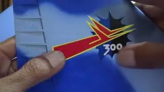 How to apply vinyl decals on A-4 Skyhawk RC plane