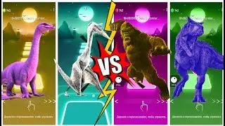 Jurassic World Evolution Battle: Brachio 🆚 Ptero 🆚 Kong v🆚 T-Rex! 😱🔥