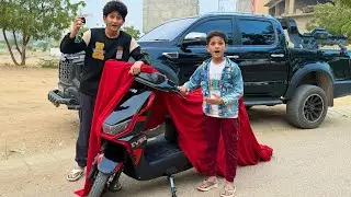SURPRISED MY Little Brother with his DREAM SCOOTER!