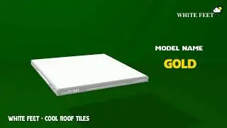 No:1 Best Cooling Tiles For Roof and Terrace (Model Name : GOLD)