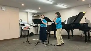 Gary Schocker /Underwater Flowers for Two Bass Flutes　ゲイリー・ショッカー / 水中花　バスフルート2本のための