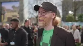 Film: A Minecraft Movie (2025) World Premiere - Jens Bergensten HD Interview