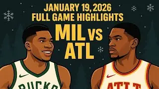 Milwaukee Bucks vs Atlanta Hawks | Full Game Highlights | 19 January 2026
