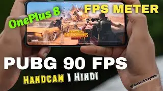 OnePlus 8 90 FPS 😍 PUBG Gameplay test | Buttery smooth | Handcam with FPS meter | 90hz PUBG