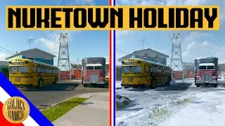 Nuketown Holiday Map Comparison - Black Ops 6 Christmas Map Variant