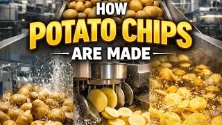 Inside Potato Chips Processing Plant | Factory Food Production