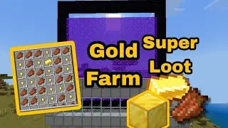 how to make gold farm in minecraft pe |how to get xp in minecraft. minecraft gold farm