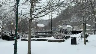 Winter returns to Mohawk Valley: Little Falls, NY