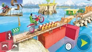 Tricky Bike Trail Stunts: Ultimate Stunt Bike Racing - Android GamePlay 3D