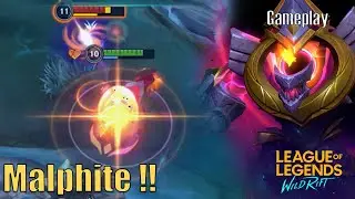 Wild Rift Malphite & Samira vs Maokai & Draven Dragon lane (A)