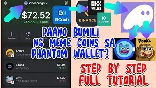 Paano bumili ng Meme Coins sa Phantom Wallet under Solana + Raydium Exchange | Step by Step Tutorial
